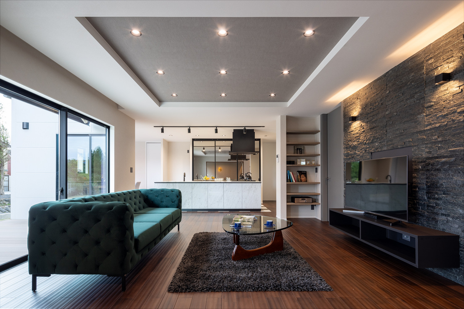 広々としたLDKの内観デザイン